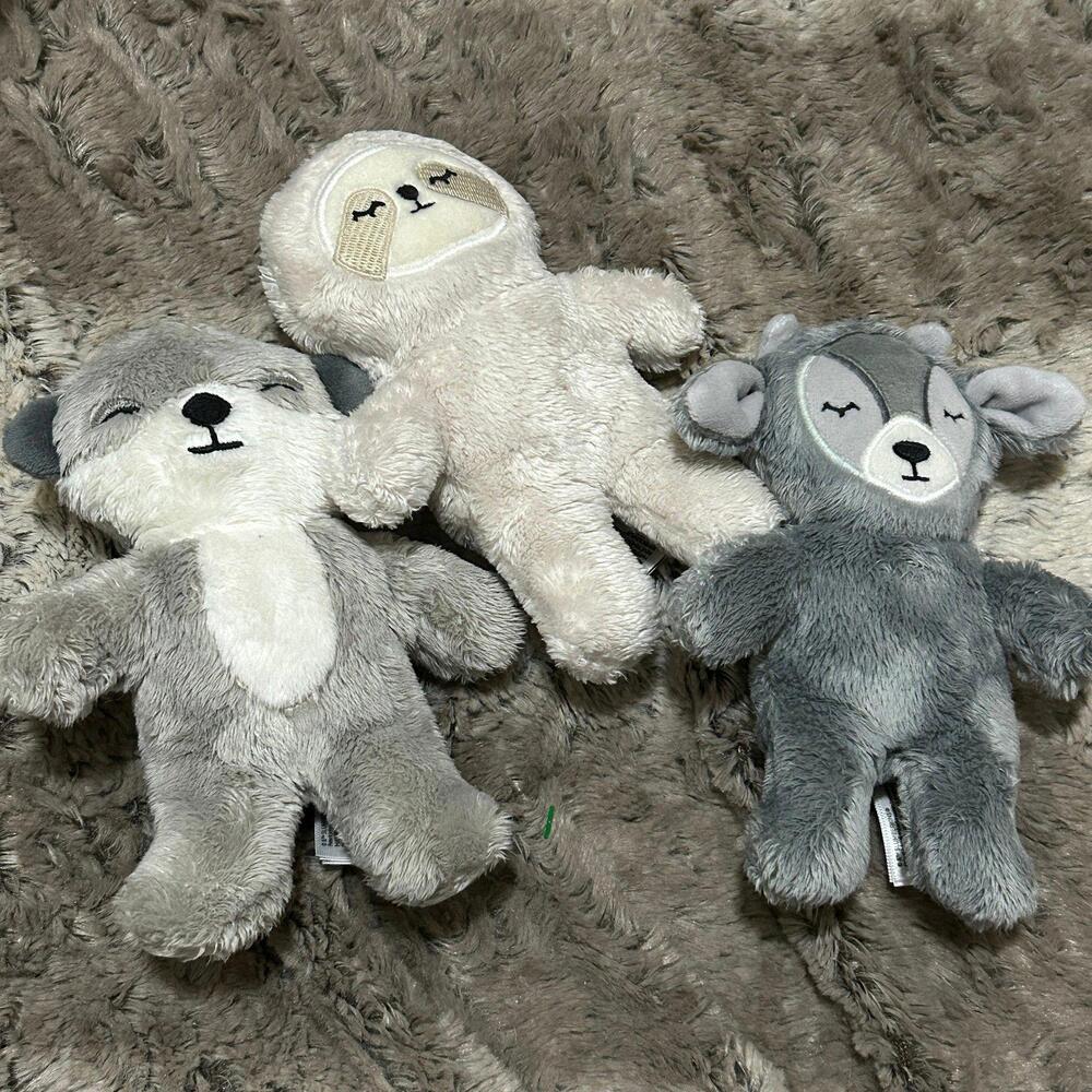 Slumberkins How to Bee Helpful Pillow Set Miniature Plushies Bundle Lot of 3 5”